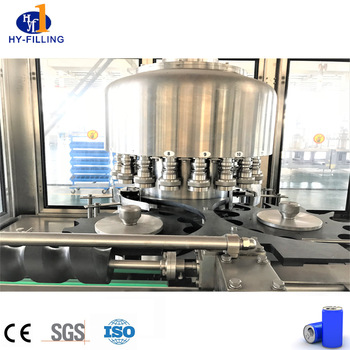 Chaîne de production de canettes en aluminium / ligne de remplissage de canettes de bière pour 250ml 330ml