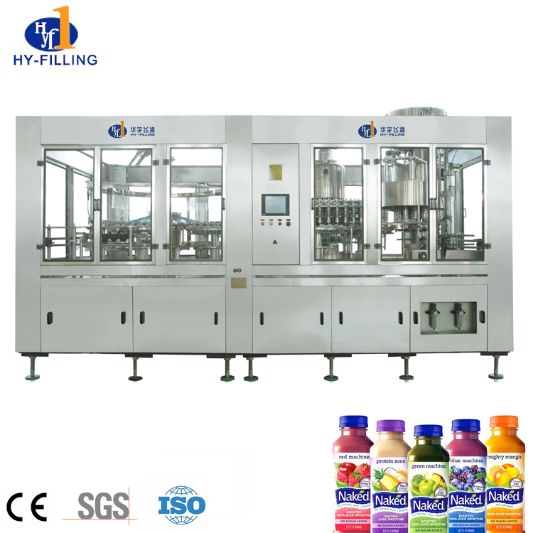 Jus de fruit automatique faisant la chaîne de production de boissons de machine de remplissage à chaud de machine équipement de traitement