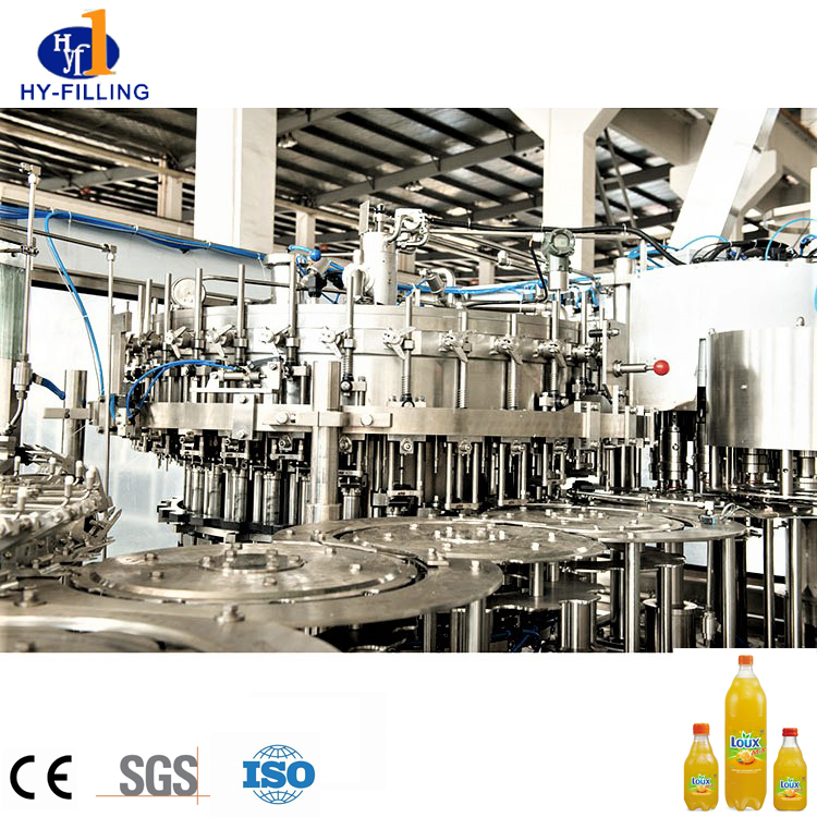 Chaîne de production mise en bouteille par CSD de stabilité élevée / usine de mise en bouteilles carbonatée de boisson
