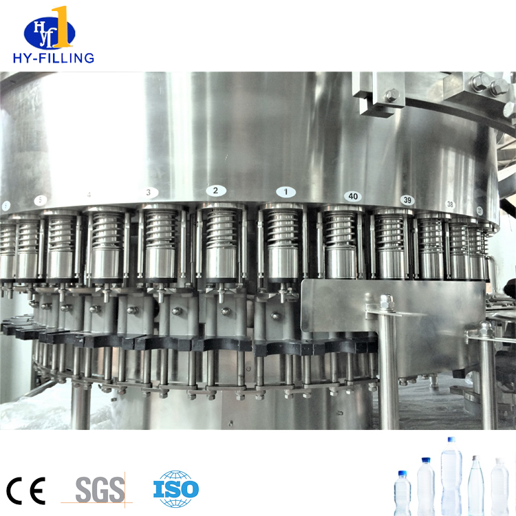 Zhangjiagang Monoblock entièrement automatique 3 EN 1 Machines de remplissage liquide Machine de remplissage d'eau minérale